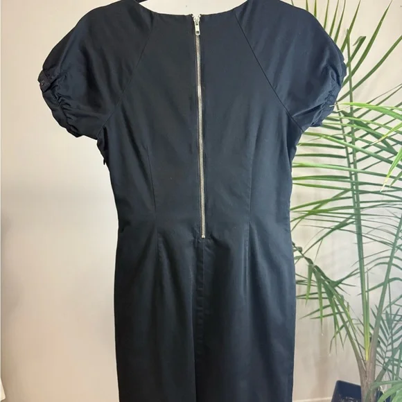 Ted Baker Black Ruffle Mini Dress - Picture 3 of 3